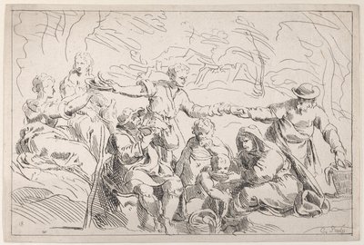Fête en plein air - Anne Claude Philippe de Caylus