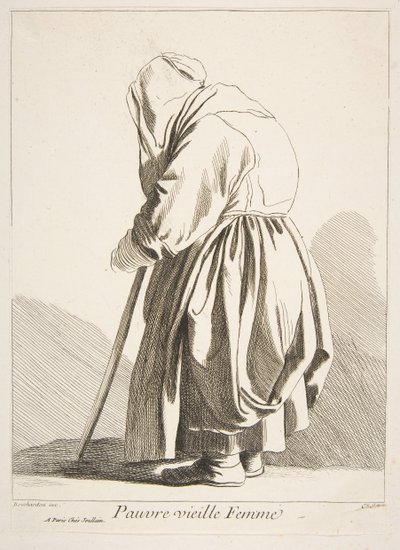 Une pauvre vieille femme, 1742 - Anne Claude Philippe de Caylus