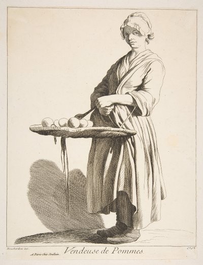 Le Vendeur de Pommes, 1746 - Anne Claude Philippe de Caylus
