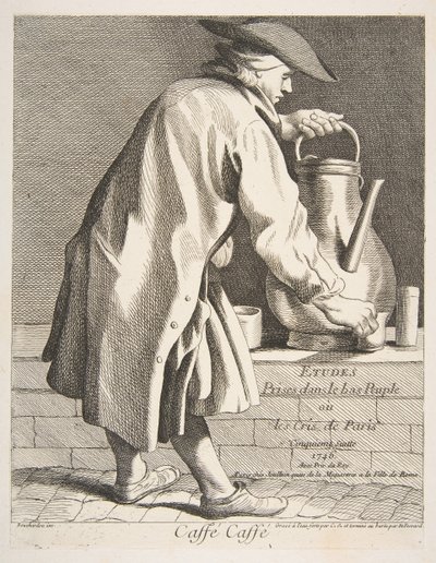 Vendeur de café, 1746 - Anne Claude Philippe de Caylus