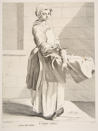 Vendeur de poissons - Anne Claude Philippe de Caylus