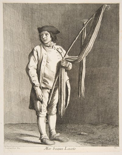 Marchand de Dentelles, 1738 - Anne Claude Philippe de Caylus