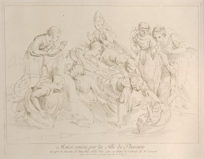 Moïse sauvé par la fille du Pharaon - Anne Claude Philippe de Caylus