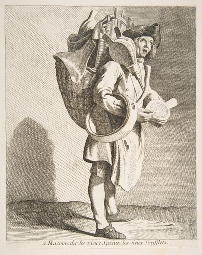 Réparateur de sceaux et de soufflets, 1738 - Anne Claude Philippe de Caylus