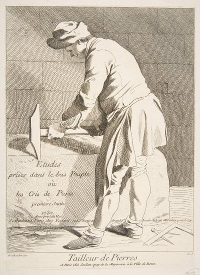 Tailleur de pierre - Anne Claude Philippe de Caylus