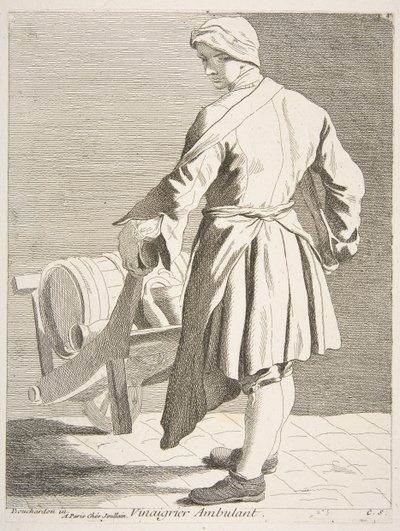 Vendeur de vinaigre errant - Anne Claude Philippe de Caylus