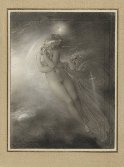 Les esprits de Malvina et Oscar - Anne Louis Girodet Trioson