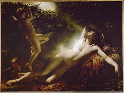 Endymion, effet de lune … - Anne Louis Girodet de Roucy-Trioson