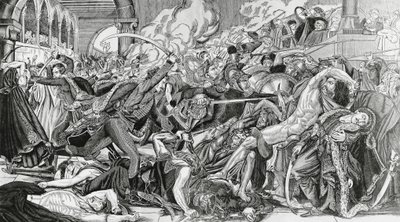 Répression française lors de la révolte du Caire, 21 octobre - Anne Louis Girodet de Roucy Trioson
