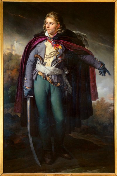 Portrait de Jacques Cathelineau (1759 - 1793) généralissime Vendéen - Anne Louis Girodet de Roucy Trioson