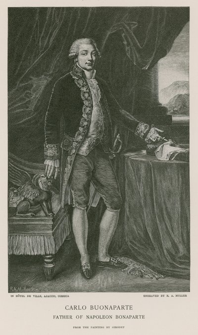 Carlo Buonaparte - Anne Louis Girodet de Roucy Trioson