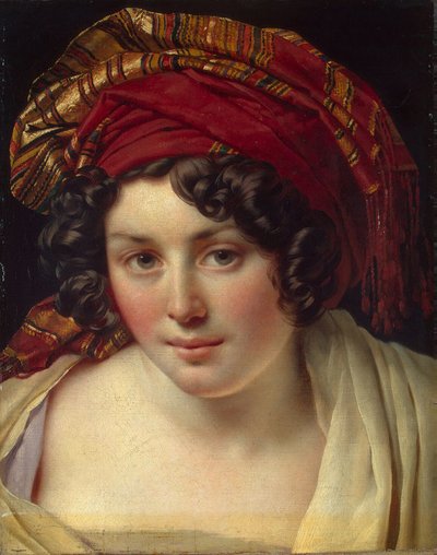 Tête de femme en turban, vers 1820 - Anne Louis Girodet de Roucy Trioson