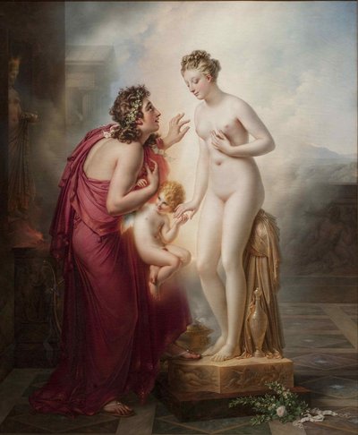 Pygmalion et Galatée, avant 1819 - Anne Louis Girodet de Roucy Trioson