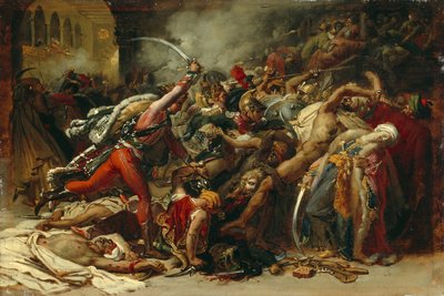 La révolte du Caire, vers 1810 - Anne Louis Girodet de Roucy Trioson