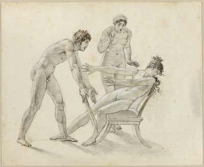 Hermione rejetant Oreste - Anne Louis Girodet de Roussy Trioson