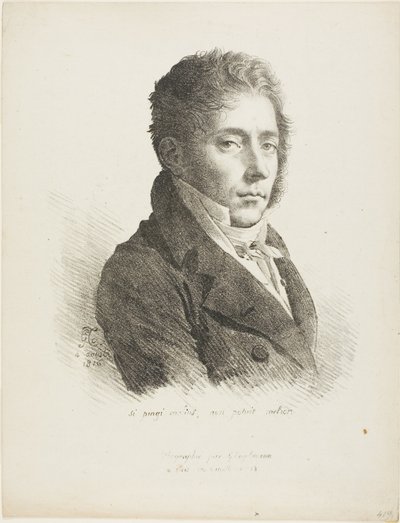Portrait de Coupin de la Couperie - Anne Louis Girodet de Roussy Trioson