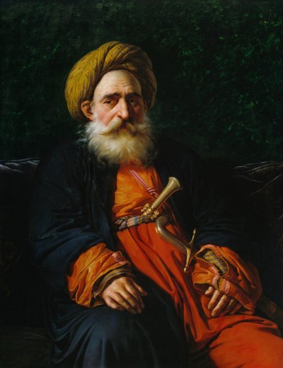 Portrait du Katchef Dahouth, Mamelouk chrétien, 1804 - Anne Louis Girodet de Roussy Trioson