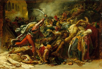 Esquisse de La révolte du Caire - Anne Louis Girodet de Roussy Trioson