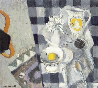 Carreaux noirs et blancs - Anne Redpath
