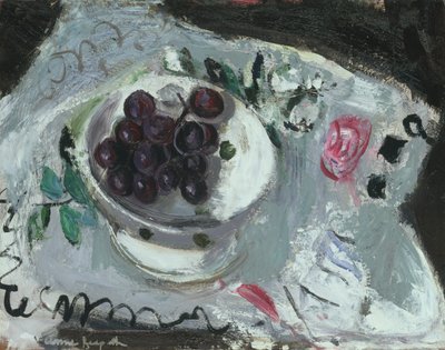 Plat de raisins, vers 1957 - Anne Redpath