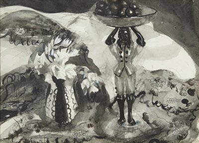 Nature morte avec figurine - Anne Redpath