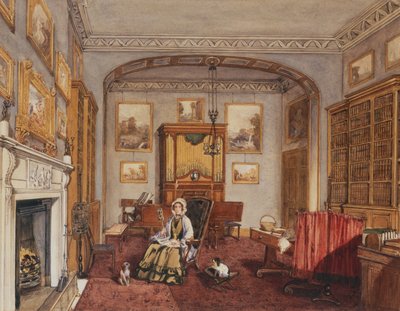 Le boudoir à Northwick Park, vers 1830 - Anne Rushout