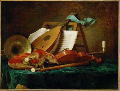 Les attributs de la Musique - the symbols of music ... - Anne Vallayer-Coster