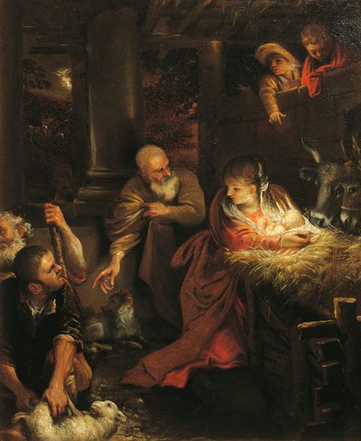 Adoration des bergers - Annibale (attr. to) Carracci