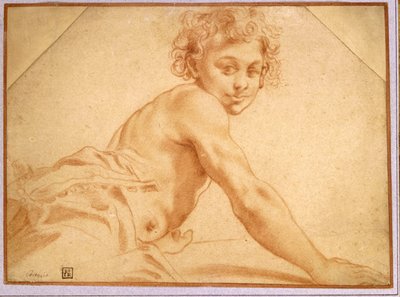 Un garçon regardant par-dessus son épaule - Annibale Carracci
