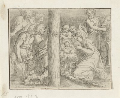 Adoration des bergers - Annibale Carracci