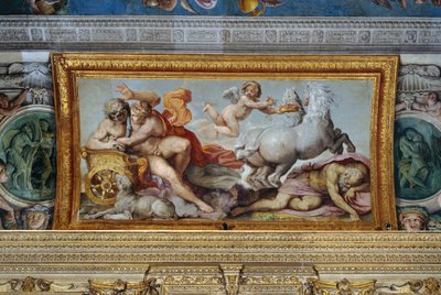 Aurora enlève Céphale, détail de la voûte de la Galerie, 1597-1604 - Annibale Carracci