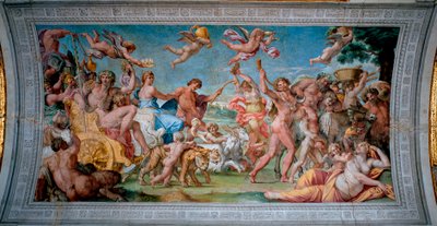 Bacchus sur son char revient d