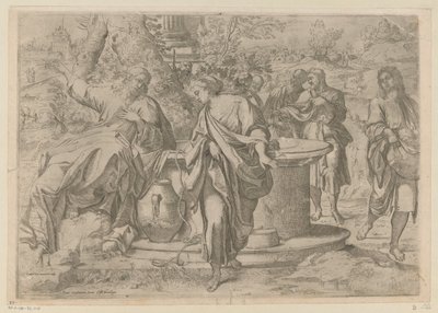 Christ et la femme samaritaine - Annibale Carracci