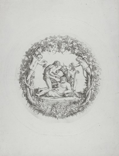 Silenus ivre (la "Tazza Farnese") - Annibale Carracci