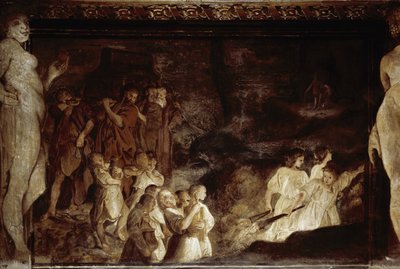 Épisode de la vie de Jason : Les fausses funérailles de Jason (Fresque) - Annibale Carracci