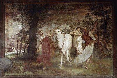 Europe menant Jupiter (Fresque) - Annibale Carracci