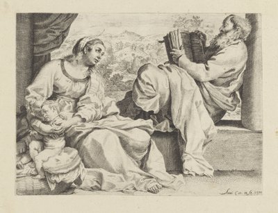 Sainte Famille avec le jeune Jean-Baptiste - Annibale Carracci