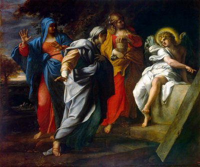 Saintes femmes au tombeau du Christ, seconde moitié du 16e siècle - Annibale Carracci