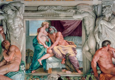 Jupiter et Junon (Fresque) - Annibale Carracci