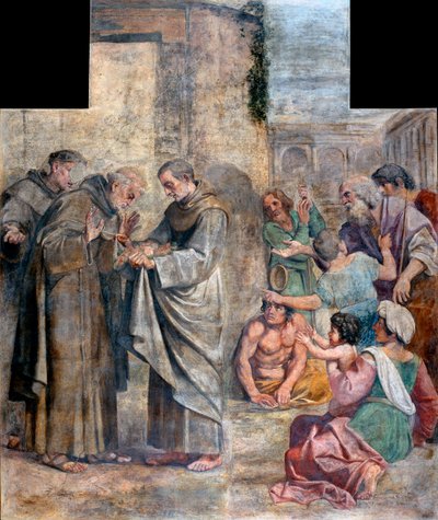 Le miracle des roses - Annibale Carracci