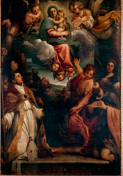Madonna en gloire avec l