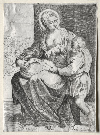Madone au corbeau blanc, 1500s - Annibale Carracci
