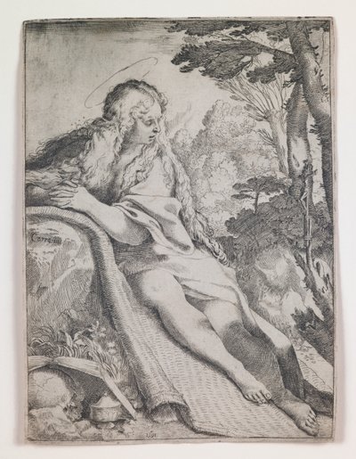 Marie Madeleine dans le désert - Annibale Carracci