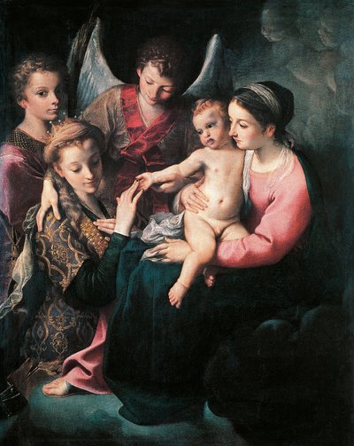 Mariage mystique de Sainte Catherine - Annibale Carracci