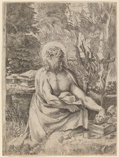 Saint Jérôme dans le désert - Annibale Carracci