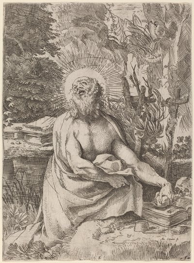 Saint Jérôme dans le désert - Annibale Carracci