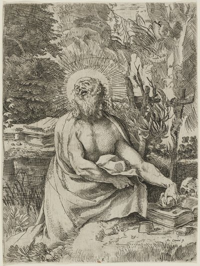 Saint Jérôme dans le Désert, c.1591 - Annibale Carracci