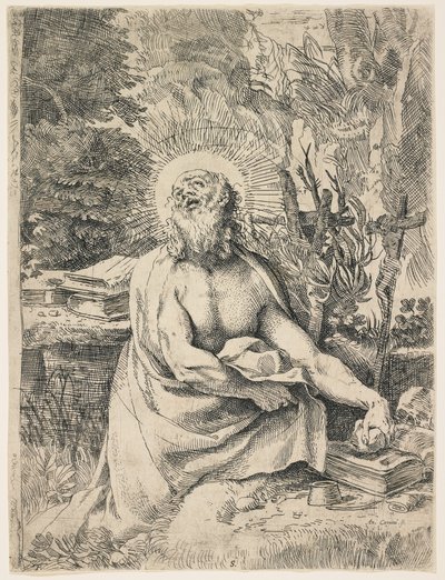 Saint Jérôme dans le désert, c. 1591 - Annibale Carracci
