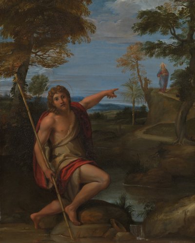 Saint Jean-Baptiste rendant témoignage - Annibale Carracci