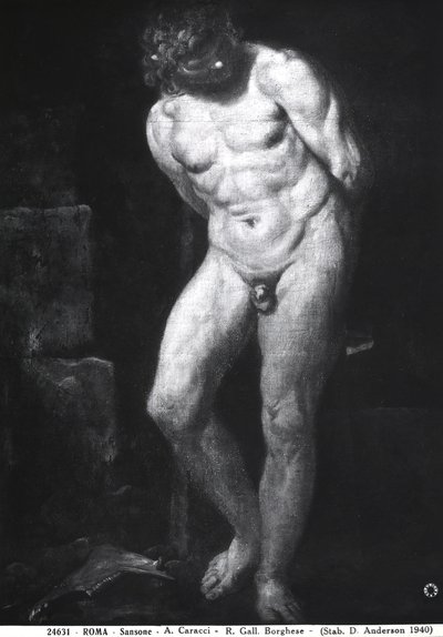 Samson, c.1580-1609 - Annibale Carracci